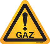 AVERTISSEMENT DANGER GAZ!