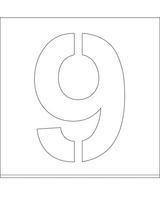 POCHOIR DIBOND 2MM , HAUTEUR 200MM