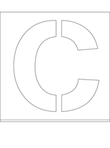 POCHOIR DIBOND 2MM , HAUTEUR 200MM