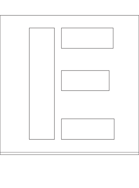POCHOIR DIBOND 2MM , HAUTEUR 200MM