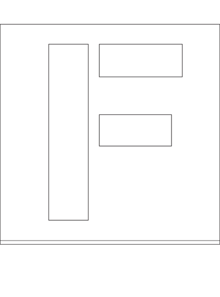 POCHOIR DIBOND 2MM , HAUTEUR 200MM