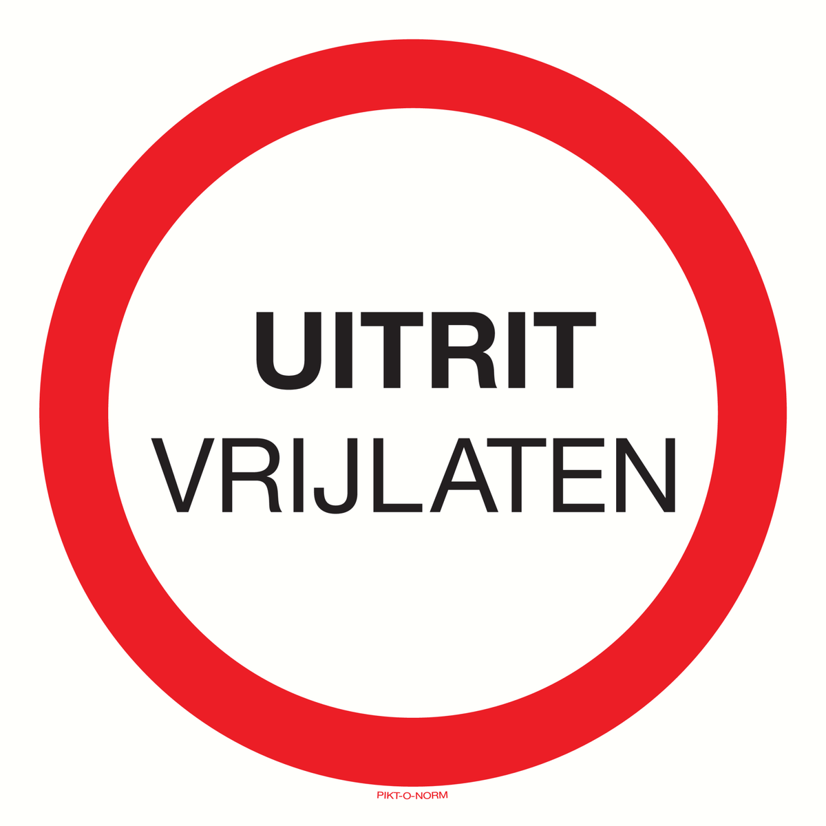 UITRIT VRIJLATEN