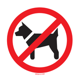 INTERDITS AUX CHIENS