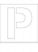 POCHOIR DIBOND 2MM , HAUTEUR 200MM