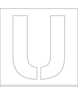 POCHOIR DIBOND 2MM , HAUTEUR 200MM