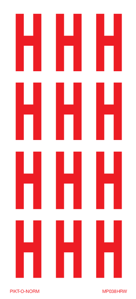 LETTER H OP VEL