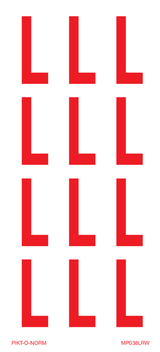 LETTER L OP VEL