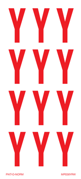 LETTER Y OP VEL