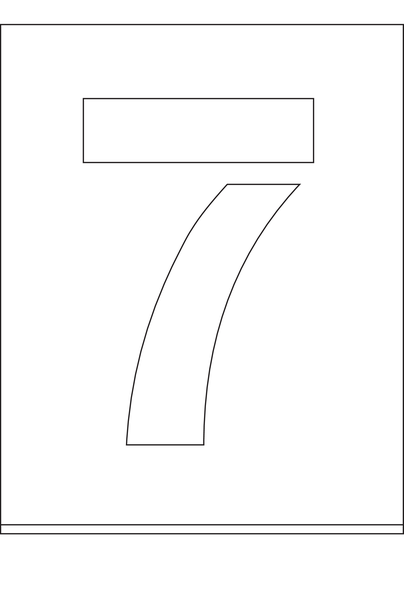 POCHOIR DIBOND 2MM, HAUTEUR  300MM