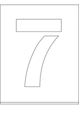 POCHOIR DIBOND 2MM, HAUTEUR  300MM