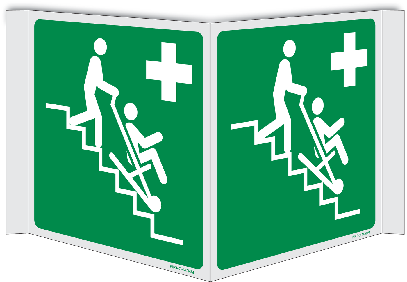 EVACUATIESTOEL ISO7010-E060