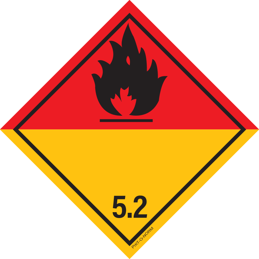 ORGANISCHE PEROXIDES. ADR KLASSE 5.2