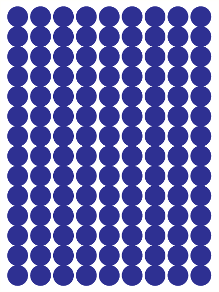 BLAUWE STIPPEN