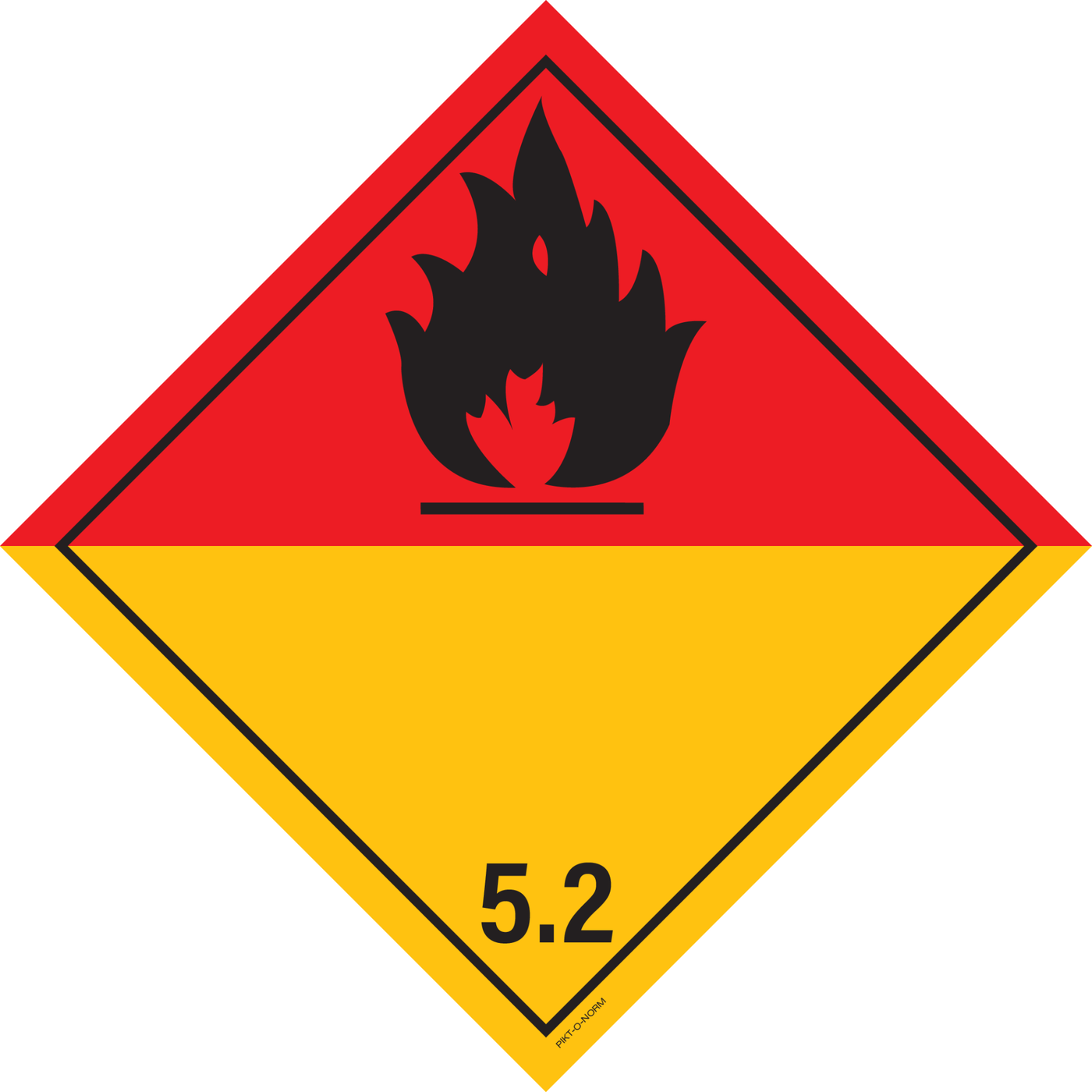 ORGANISCHE PEROXIDES. ADR KLASSE 5.2