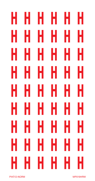LETTER H OP VEL