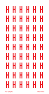 LETTER H OP VEL