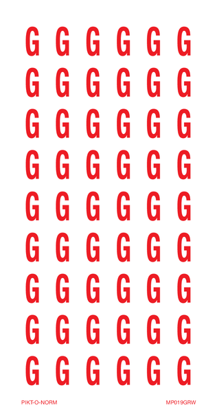 LETTER G OP VEL