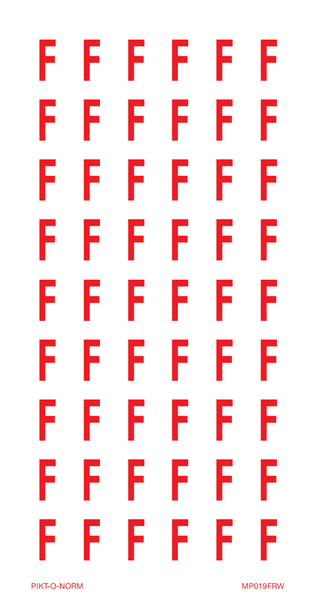 LETTRE F SUR FEUILLE