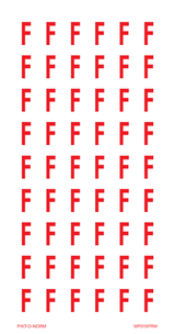 LETTRE F SUR FEUILLE