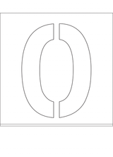 POCHOIR EN DIBOND 2MM, HAUTEUR 500MM