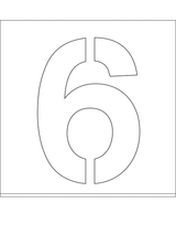 POCHOIR EN DIBOND 2MM, HAUTEUR 500MM
