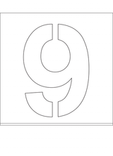 POCHOIR EN DIBOND 2MM, HAUTEUR 500MM
