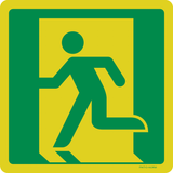 ISSUE DE SECOURS À GAUCHE ISO7010-E001