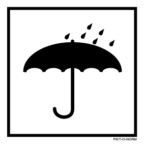 BESCHERMEN TEGEN VOCHT. DROOG