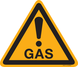 WAARSCHUWING GEVAAR GAS!