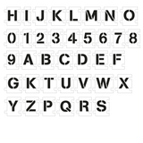  POCHOIRS, ALPHABET A-Z