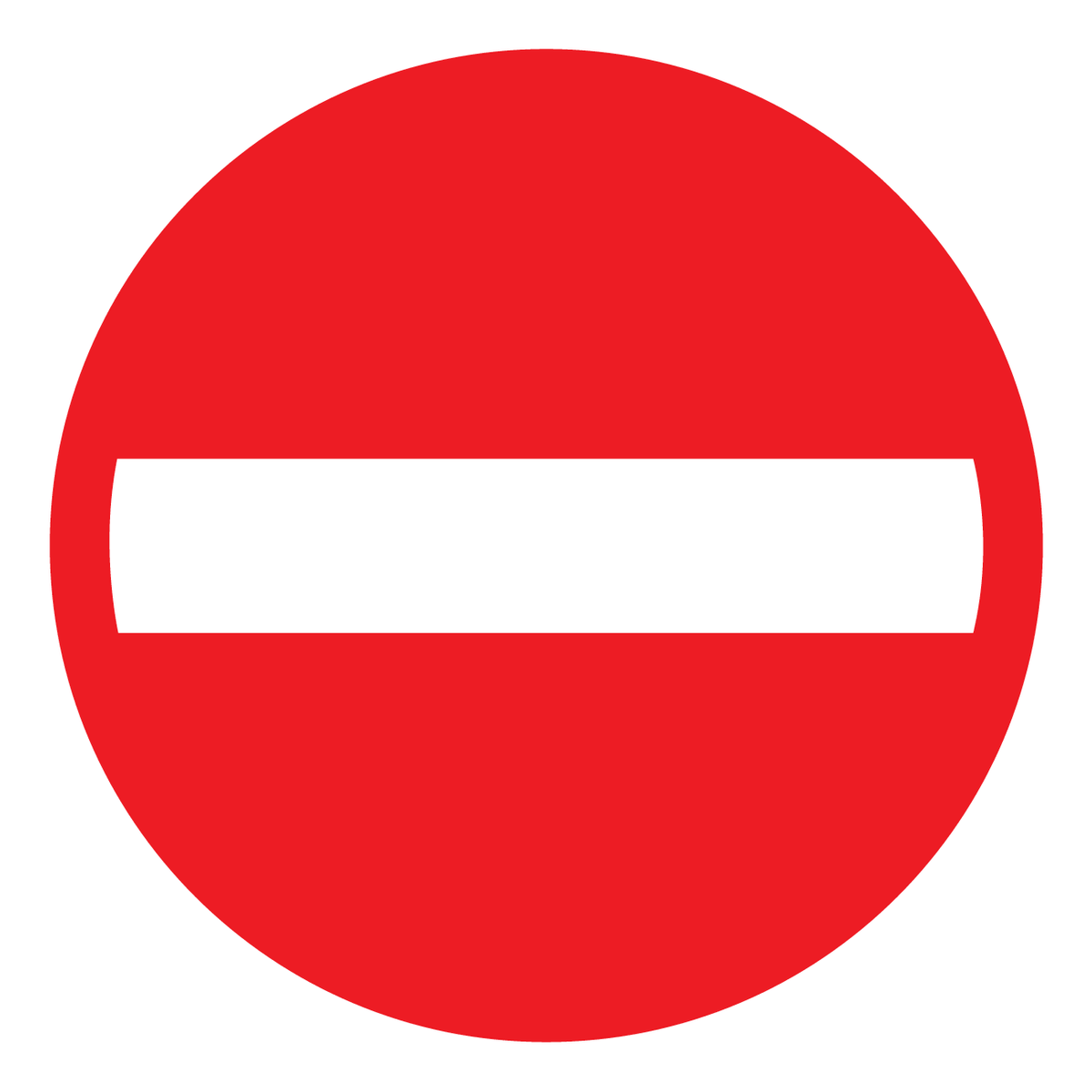 SENS INTERDIT