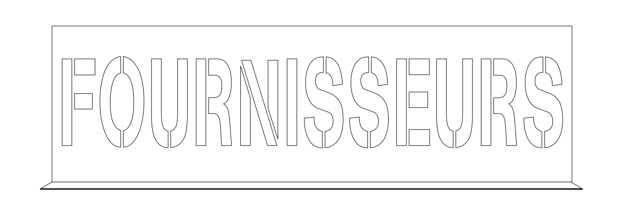 SJABLOON, FOURNISSEURS