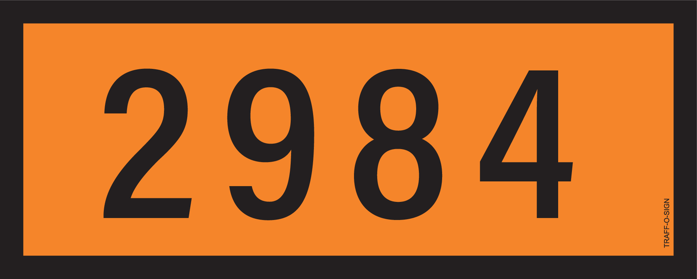 PANNEAU ADR, NUNEROS DE 2000 A 2999
