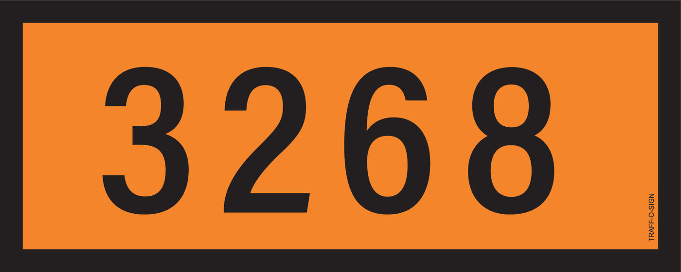 ADR BORD, UN NUMMERS VAN 3000 TOT 3999