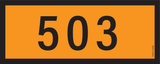 ADR BORD, UN NUMMERS VAN 0 TOT 0999