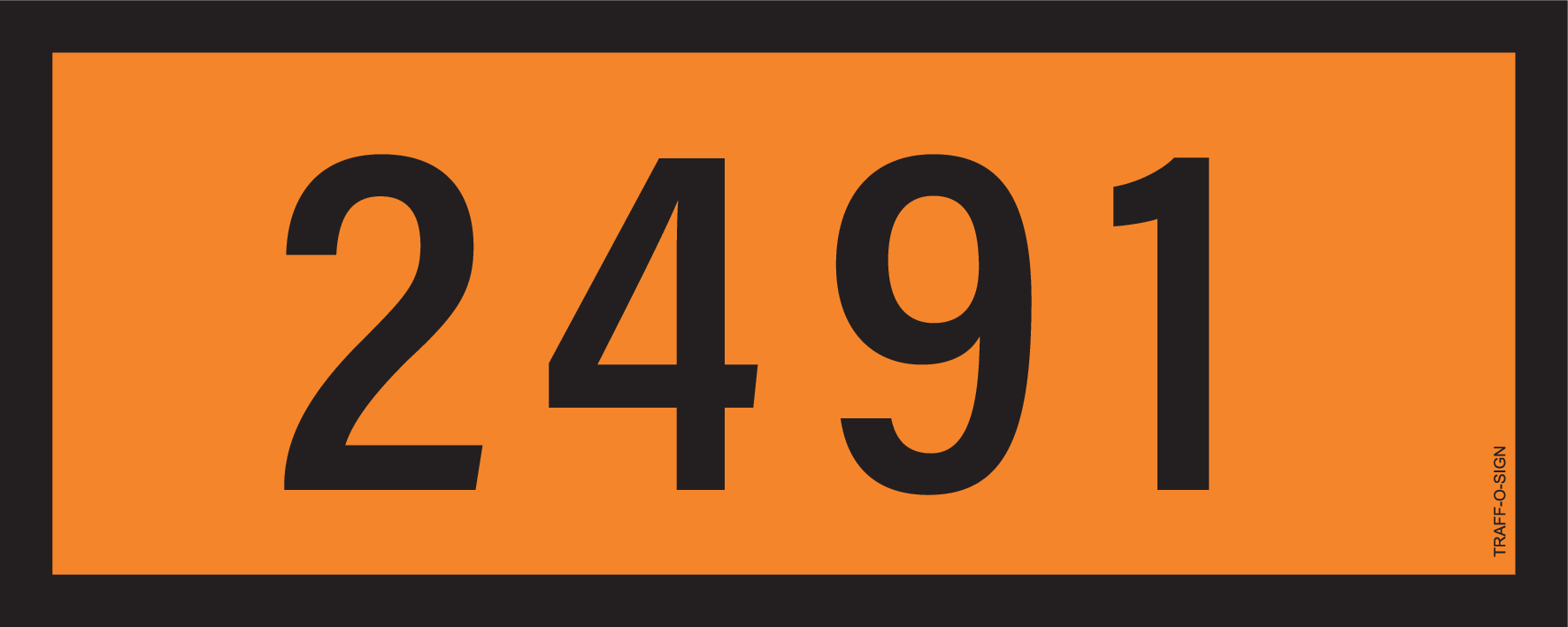 ADR BORD, UN NUMMERS VAN 2000 TOT 2999