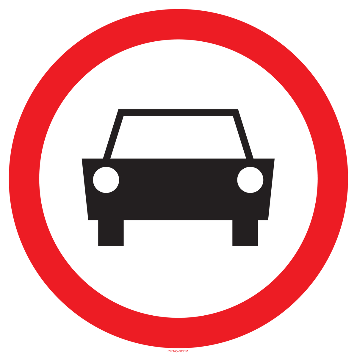 INTERDIT AUX VÉHICULES