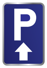 PARKING + PIJL RECHTDOOR