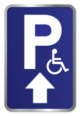 PARKING PERSONEN MET HANDICAP RECHTDOOR