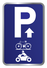 PARKING VOOR FIETSEN EN MOTO'S RECHTDOOR