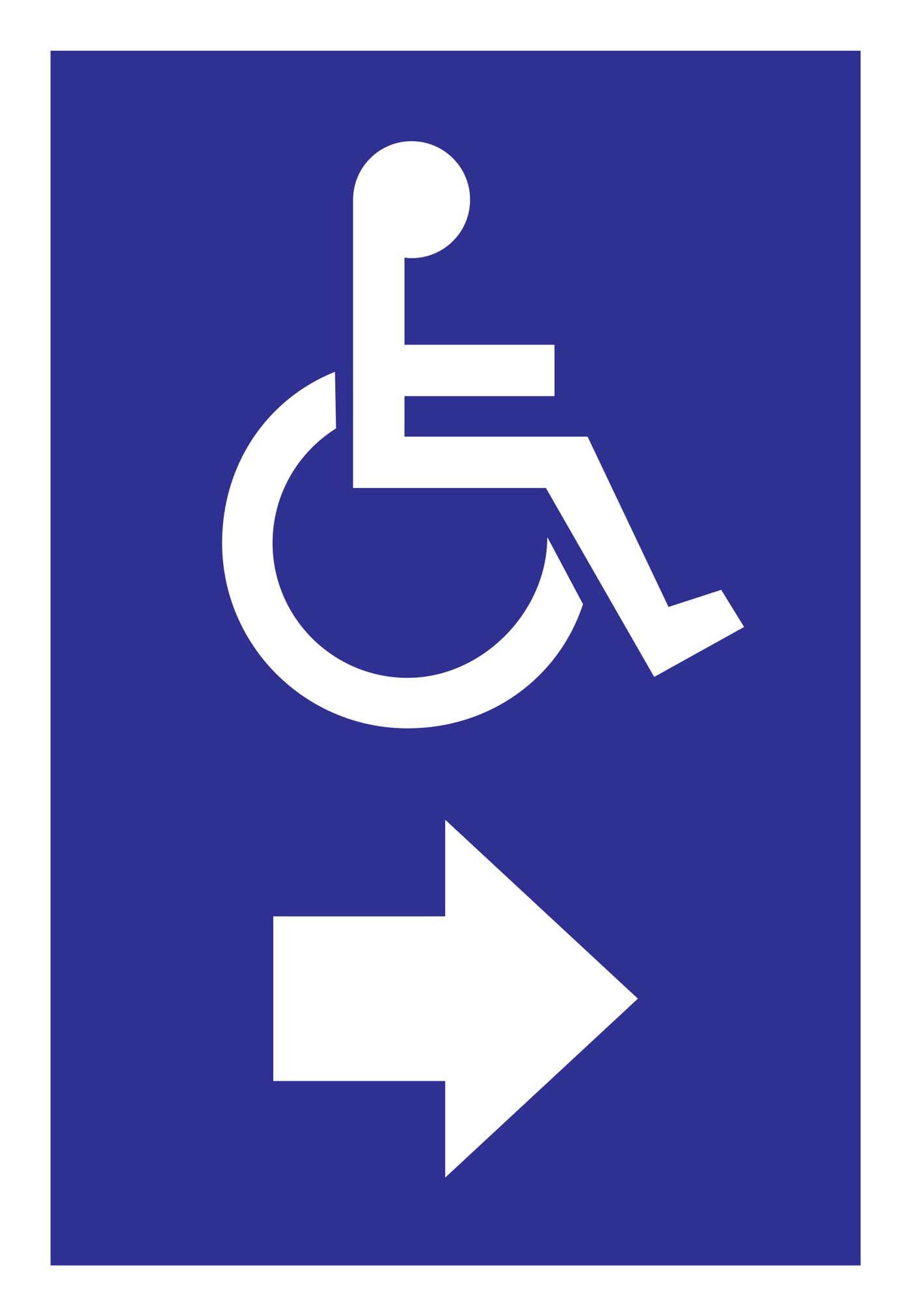 PARKING PERSONEN MET HANDICAP RECHTS