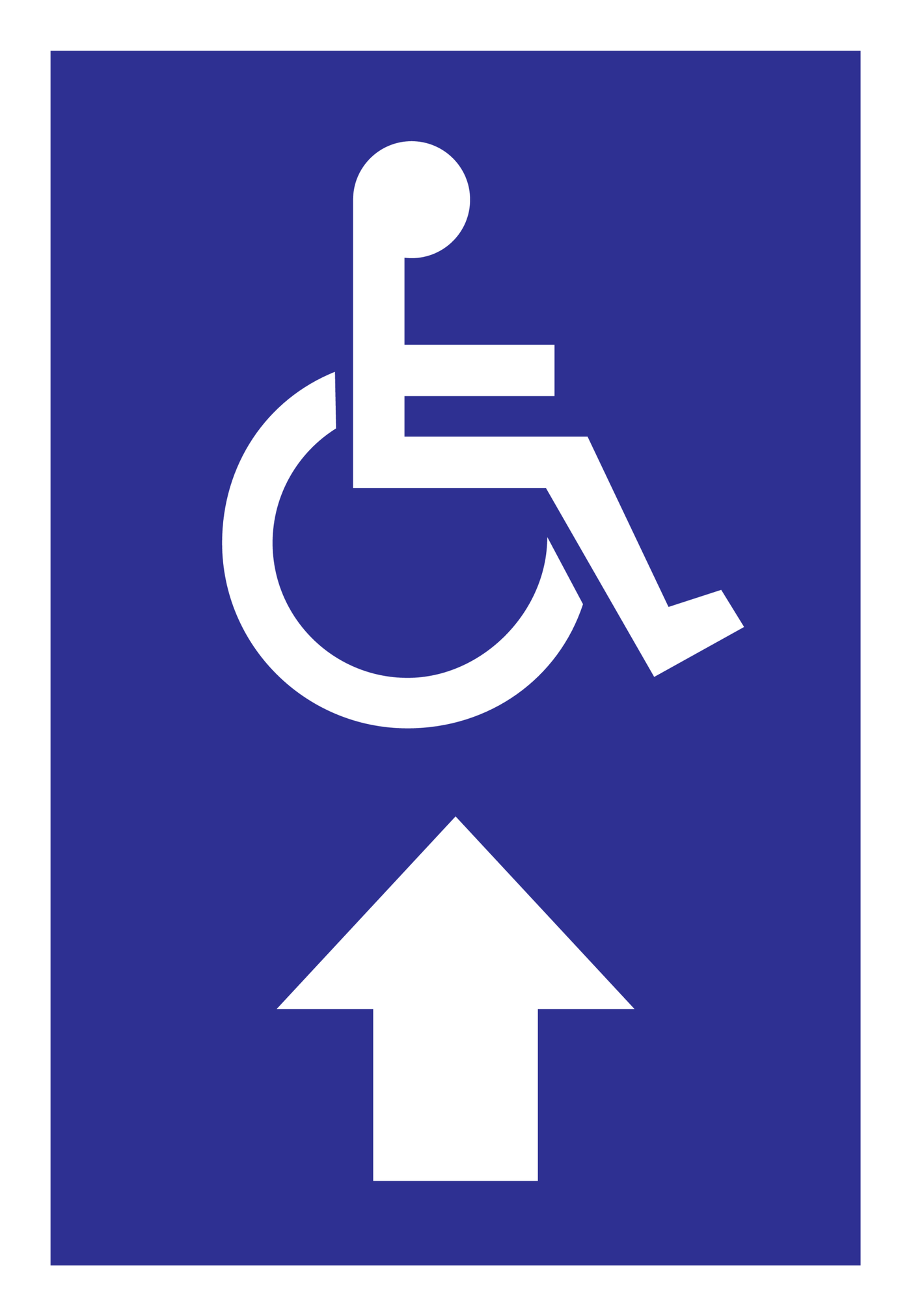 PARKING PERSONEN MET HANDICAP RECHTDOOR