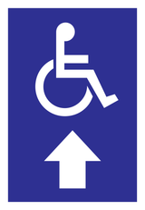 PARKING PERSONEN MET HANDICAP RECHTDOOR