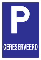 PARKING GERESERVEERD