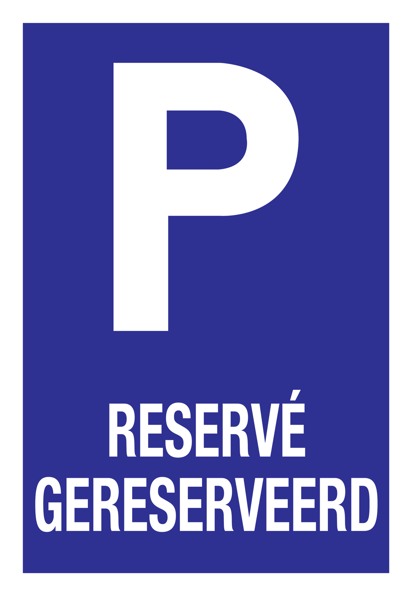 PARKING RESERVE/RESERVEERD