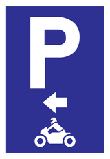 PARKING MOTO'S NAAR LINKS