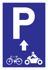 PARKING VOOR FIETSEN EN MOTO'S RECHTDOOR