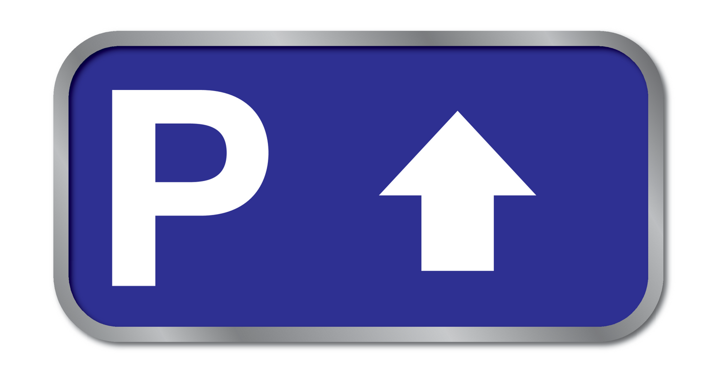 PARKING + PIJL RECHTDOOR
