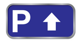 PARKING + PIJL RECHTDOOR