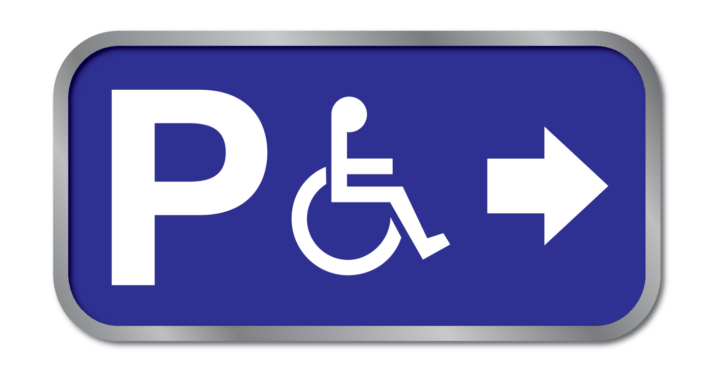 PARKING PERSONEN MET HANDICAP RECHTS